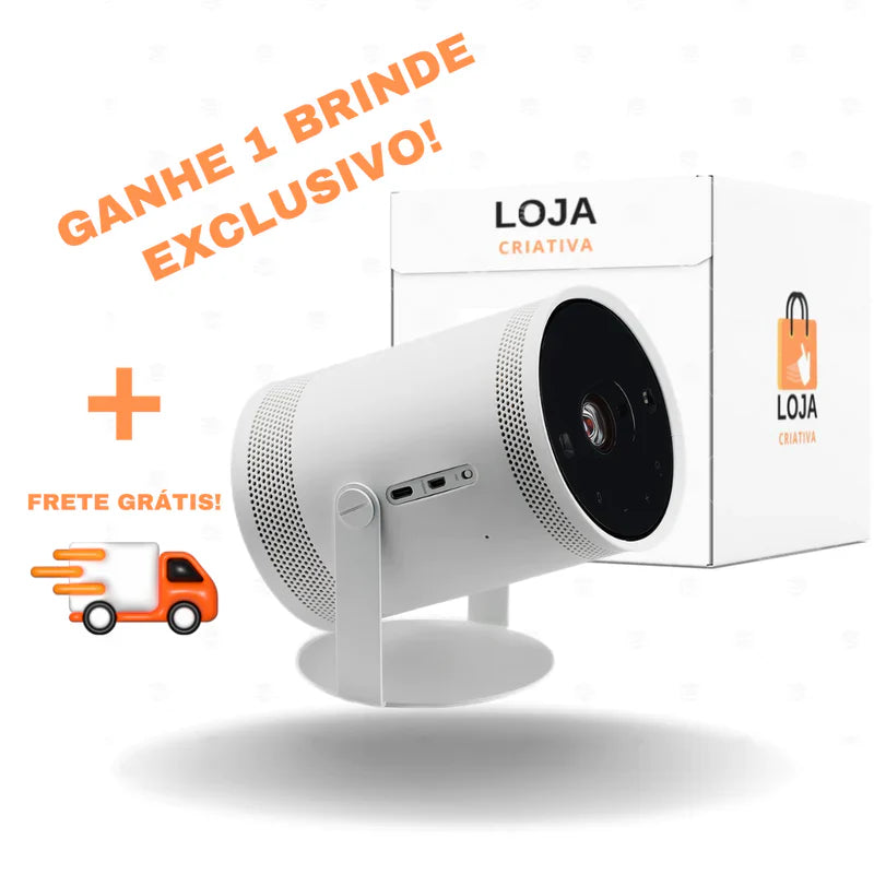 Projetor Portatil 4k - 🔥 Ultimo dia de promoção + Case de Brinde🔥