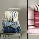 [Black Friday] Kit 10 Toalhas de Banhão Gigante Fio penteado 100% Algodão 70 x 140cm Neutras