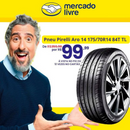 Pneu Pirelli Aro 14 175/70R14 84T TL Powergy