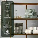 [Black Friday] Kit 10 Toalhas de Banhão Gigante Fio penteado 100% Algodão 70 x 140cm Neutras