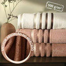 [Black Friday] Kit 10 Toalhas de Banhão Gigante Fio penteado 100% Algodão 70 x 140cm Neutras