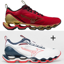 Kit 02 pares de Tênis Unissex -MizunoWaveProphecy13