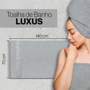 [Black Friday] Kit 10 Toalhas de Banhão Gigante Fio penteado 100% Algodão 70 x 140cm Neutras