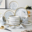 Conjunto Oxford® de Luxo com 48 Peças de Jantar em Porcelana