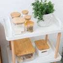 CARRINHO MULTIUSO 3 ANDARES CANTOS QUADRADOS BRANCO ou PRETO 🔥 Ultimo dia de promoção + KIT 10 POTES HERMÉTICOS🔥